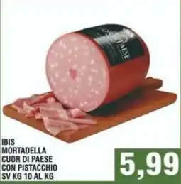 Bitar Ibis mortadella cuor di paese con pistacchio offerta