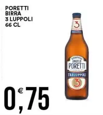 Vantaggio Cash&Carry Birra 3 Luppoli Poretti offerta