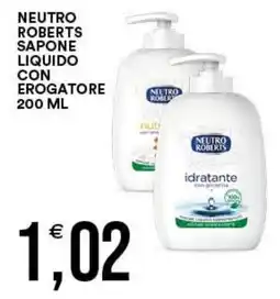 Vantaggio Cash&Carry Neutro Roberts sapone liquido con erogatore offerta