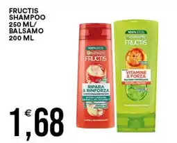 Vantaggio Cash&Carry Garnier Fructis Shampoo & Balsamo offerta