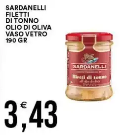 Vantaggio Cash&Carry Sardanelli filetti di tonno offerta