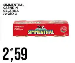 Vantaggio Cash&Carry Simmenthal carne in gelatina offerta