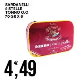 Vantaggio Cash&Carry Sardanelli tonno pinna gialla offerta