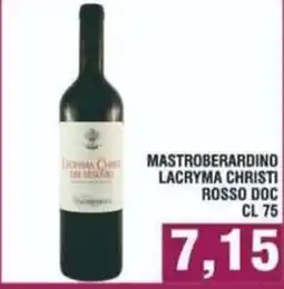 Bitar Mastroberardino Lacryma Christi Rosso DOC offerta