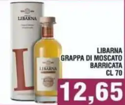 Bitar Libarna grappa di moscato barricata offerta