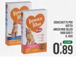 La Mimosa Supermercati Crocchette per gatto Amico Mio Selex offerta