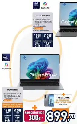 Unieuro Galaxy Book6 offerta