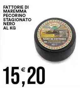 Vantaggio Cash&Carry Pecorino stagionato nero di fattoria offerta
