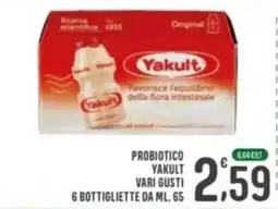 La Mimosa Supermercati Probiotico Yakult offerta