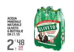 A&O Acqua minerale naturale Uliveto offerta