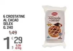 A&O Crostatine nocciole e cacao Selex offerta