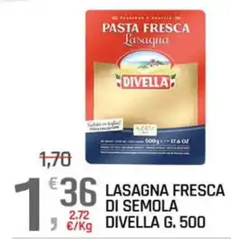 A&O Lasagna fresca di semola Divella offerta