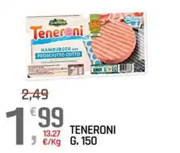 A&O Teneroni Hamburger con Prosciutto Cotto offerta