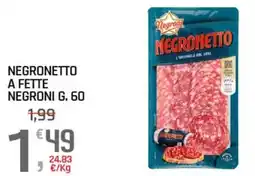 A&O Negronetto a fette Negroni offerta