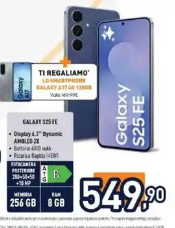 Unieuro Galaxy S25 FE offerta