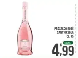 La Mimosa Supermercati Prosecco Rosé Sant'Orsola offerta