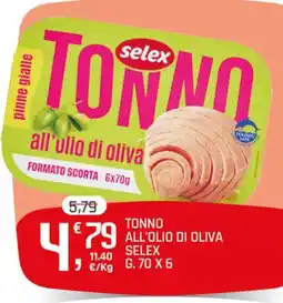 A&O Tonno all'olio di oliva Selex offerta