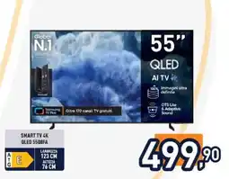 Unieuro Smart TV 4K QLED 5508FA offerta