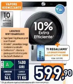 Unieuro Lavatrice WW11DG6B85Lku3 offerta