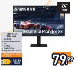 Unieuro Samsung Essential Monitor S3 offerta