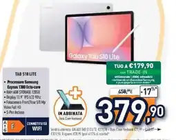 Unieuro Galaxy Tab S10 Lite offerta