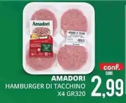 Mazzeo Giocattoli Amadori hamburger di tacchino offerta
