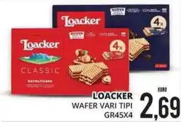 Mazzeo Giocattoli Loacker wafer vari tipi offerta