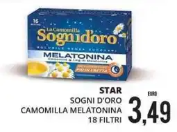 Mazzeo Giocattoli Sognidoro Camomilla Melatonina offerta