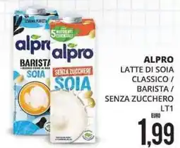 Mazzeo Giocattoli Alpro latte di soia classico / barista / senza zucchero offerta
