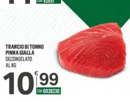 Tutto Risparmio Cash&Carry Trancio di tonno pinna gialla offerta