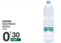 Tutto Risparmio Cash&Carry Acqua minerale naturale Levissima offerta