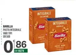Tutto Risparmio Cash&Carry Barilla pasta integrale offerta