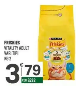 Tutto Risparmio Cash&Carry Friskies Vitality Adult Vari Tipi offerta