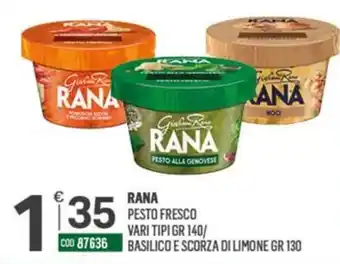 Rana pesto fresco