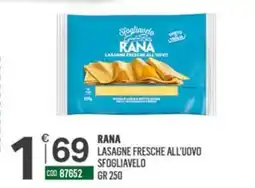 Tutto Risparmio Cash&Carry Rana lasagne fresche all'uovo sfogliavelo offerta