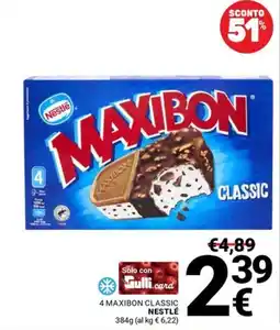 Supermercati Gulliver Maxibon classic Nestlé offerta