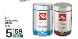 Tutto Risparmio Cash&Carry illy Caffè Macinato offerta