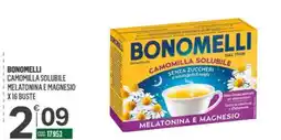 Tutto Risparmio Cash&Carry Bonomelli camomilla solubile melatonina e magnesio offerta