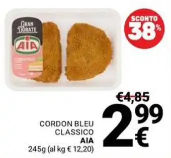 Supermercati Gulliver Cordon bleu classico AIA offerta