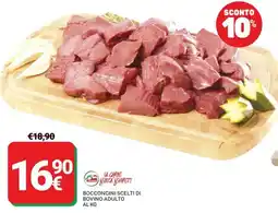 Supermercati Gulliver Bocconcini scelti di bovino adulto offerta
