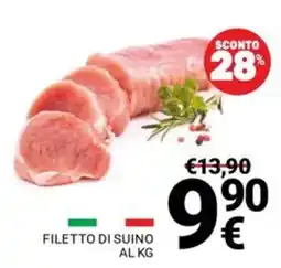 Supermercati Gulliver Filetto di suino offerta
