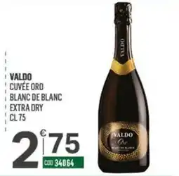 Tutto Risparmio Cash&Carry Valdo Cuvée Oro Blanc de Blanc offerta