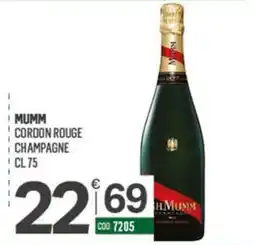 Tutto Risparmio Cash&Carry Mumm Cordon Rouge Champagne offerta