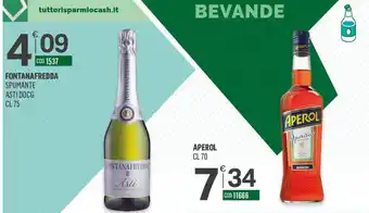 Tutto Risparmio Cash&Carry Fontanafredda Spumante Asti DOCG offerta