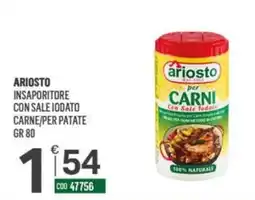 Tutto Risparmio Cash&Carry Ariosto insaporitore per carni offerta