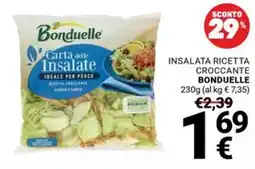 Supermercati Gulliver Insalata ricetta croccante Bonduelle offerta