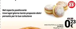 Supermercati Gulliver Mini krapfen alla crema Doony's offerta
