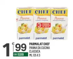 Tutto Risparmio Cash&Carry Parmalat Chef Panna da cucina classica offerta