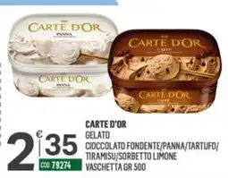 Tutto Risparmio Cash&Carry Carte d'or gelato offerta