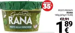 Supermercati Gulliver Pesto alla genovese Rana offerta